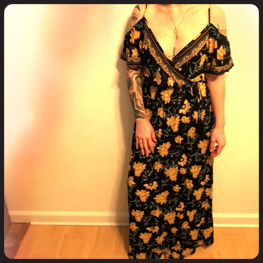 Maxi Floral Print Dress